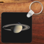 Zonovergoten Saturnus Gas Giant Planet van Cassini Sleutelhanger (Achterkant)