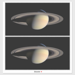 Zonovergoten Saturnus Gas Giant Planet van Cassini Sticker