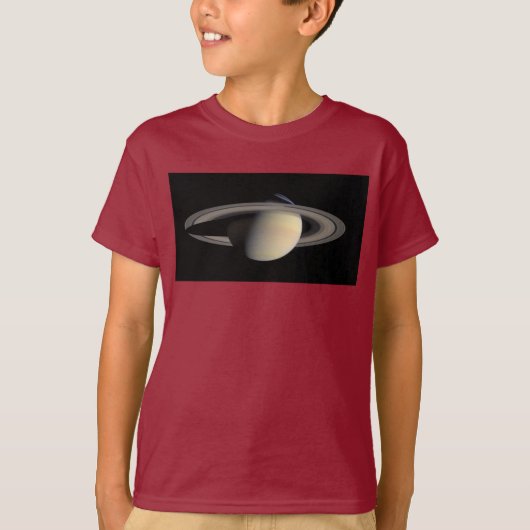 Zonovergoten Saturnus Gas Giant Planet van Cassini T-shirt (Voorkant)