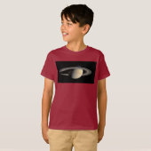 Zonovergoten Saturnus Gas Giant Planet van Cassini T-shirt (Voorkant volledig)