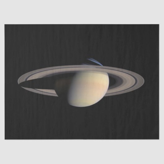 Zonovergoten Saturnus Gas Giant Planet van Cassini Tissuepapier (Voorkant)
