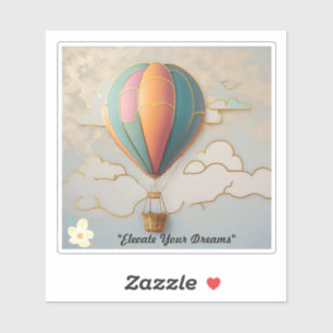 "Zonovergoten sereniteit" Sticker