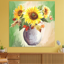 Zonovergoten Sereniteit: Zonnebloemen in Bloei