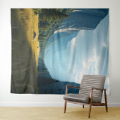"Zonovergoten stilte in de granietvallei" Wandkleed (In Situ (horizontaal))