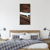Zonovergoten Straat Canvas Afdruk (Insitu (Slaapkamer))