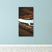 Zonovergoten Straat Canvas Afdruk (Insitu (Houten vloer))