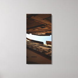 Zonovergoten Straat Canvas Afdruk
