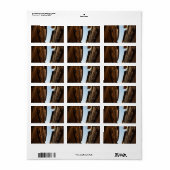 Zonovergoten Straat Etiket (Full Sheet)