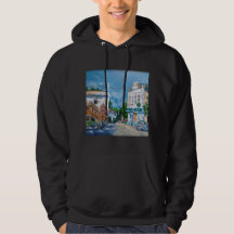 Zonovergoten Straat Impressionistische T-Shirt | E