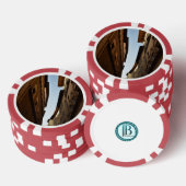 Zonovergoten Straat Poker Chips (Opstapeling)
