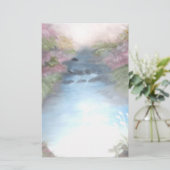 Zonovergoten stroom briefpapier (Staand voorkant)