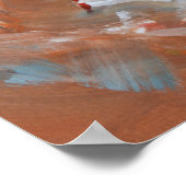 Zonovergoten Terracotta Kustdorp Poster (Hoek)