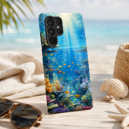 Zonovergoten Tropisch Onderwater Koraalrif Samsung Galaxy Hoesje
