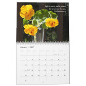 Zonovergoten tuinen & Schriften Kalender (Jan 2027)