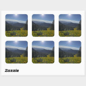 Zonovergoten Vallei Vierkante Sticker (Vel)
