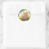 Zonovergoten Vette Kat Sticker (Tas)