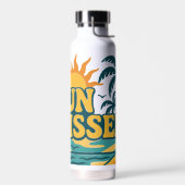 Zonovergoten waterfles - Retro esthetische hydrata (Links)