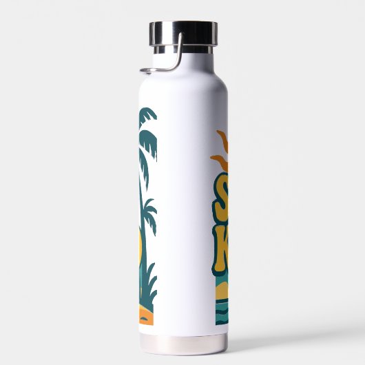 Zonovergoten waterfles - Retro esthetische hydrata (Rechts)