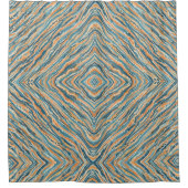 Zonovergoten Waterverven Douchegordijn (Voorkant)