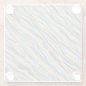 Zonovergoten Waterverven Glazen Onderzetter (Achterkant)