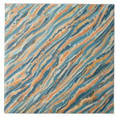 Zonovergoten Waterverven Tegeltje (Voorkant)