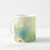 zonovergoten weide-Waterverf Koffiemok (Voorkant links)