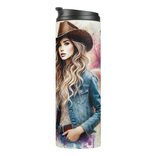 zonovergoten Westerne geest Thermosbeker (Geroteerd rechts)