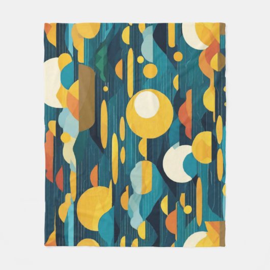 Zonovergoten Zee Fleece Deken (Voorkant)