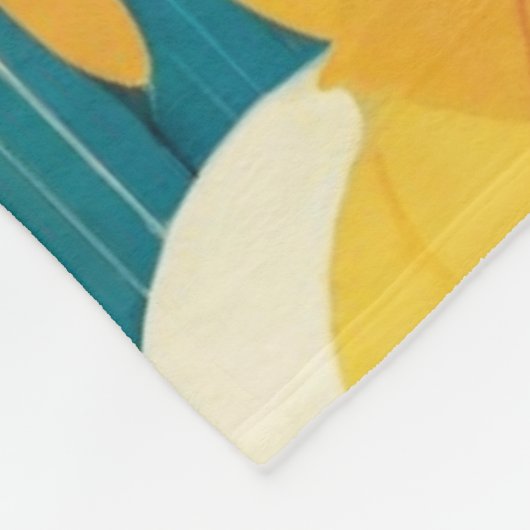 Zonovergoten Zee Fleece Deken (Hoek)