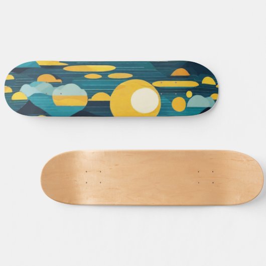 Zonovergoten Zee Persoonlijk Skateboard (Horizontaal)