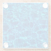 Zonovergoten Zee Water Beverage Coasters Glazen Onderzetter (Achterkant)