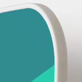 Zonovergoten Zeeen over striping met naam Pickleball Paddle (Links Detail)