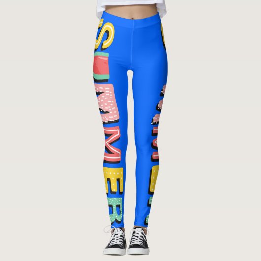 zonovergoten zomer leggings (Voorkant)