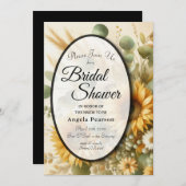 Zonovergoten zomer Zonnebloem Bloemen Kaart (Voorkant / Achterkant)