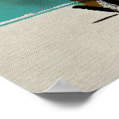 Zonovergotte Wandeling – Abstracte Figuren In Open Poster (Hoek)