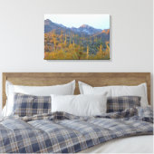 Zonoverlichte Saguaros in Winter Gewikkeld Canvas Afdruk (Insitu (Slaapkamer))