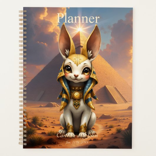 Zonoverwaker – Woestijnreliekkonijn. Planner (Voorkant)