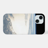 Zonreflectie van de Golf van Mexico iPhone 15 Case (Achterkant horizontaal)