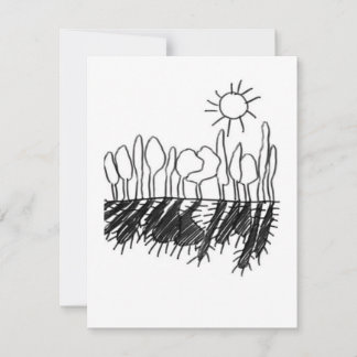 Zon's Schaduw - Een studie - 3 RSVP Kaartje