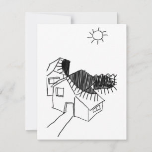 Zon's Schaduw - Een studie - 4 RSVP Kaartje