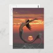 zonsdans briefkaart (Voorkant / Achterkant)