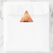 Zonset van roze en perzikmeer sticker (Tas)