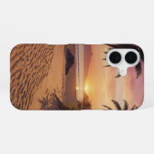 Zonsondeparadijs iPhone 16 Hoesje (Achterkant horizontaal)