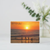 zonsonderend football briefkaart (Staand voorkant)
