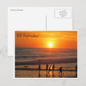 zonsonderend football briefkaart (Voorkant / Achterkant)