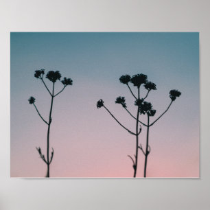 zonsonderend silhouet poster