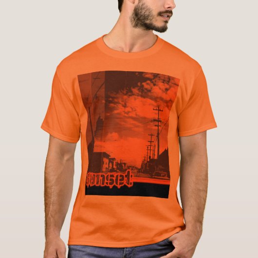 zonsondergang7 t-shirt (Voorkant)