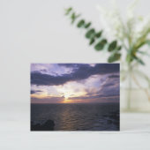 Zonsondergang (2) briefkaart (Staand voorkant)