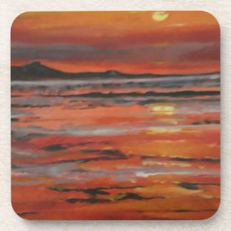 zonsondergang 3 bier onderzetter