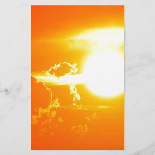 zonsondergang 3 briefpapier (Voorkant)